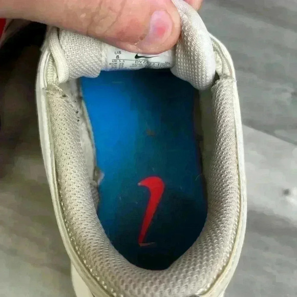 Nike Air Max 97 Womens 8 Double swoosh white/bright crimson/Photo Blue - Picture 11 of 11